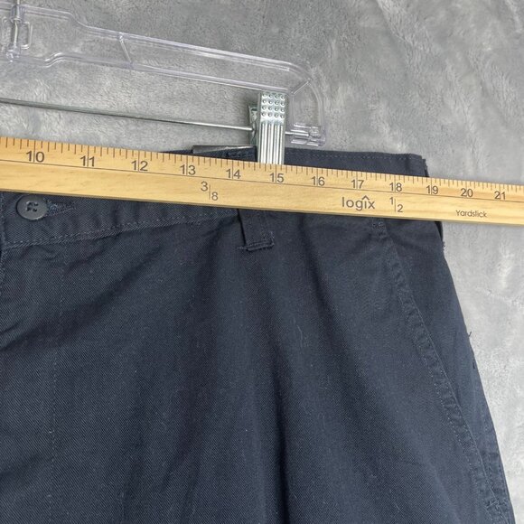 New Dickies Washed Twill Loose Fit Cargo Short Mens 40 Black Cotton Workwear - Picture 5 of 9
